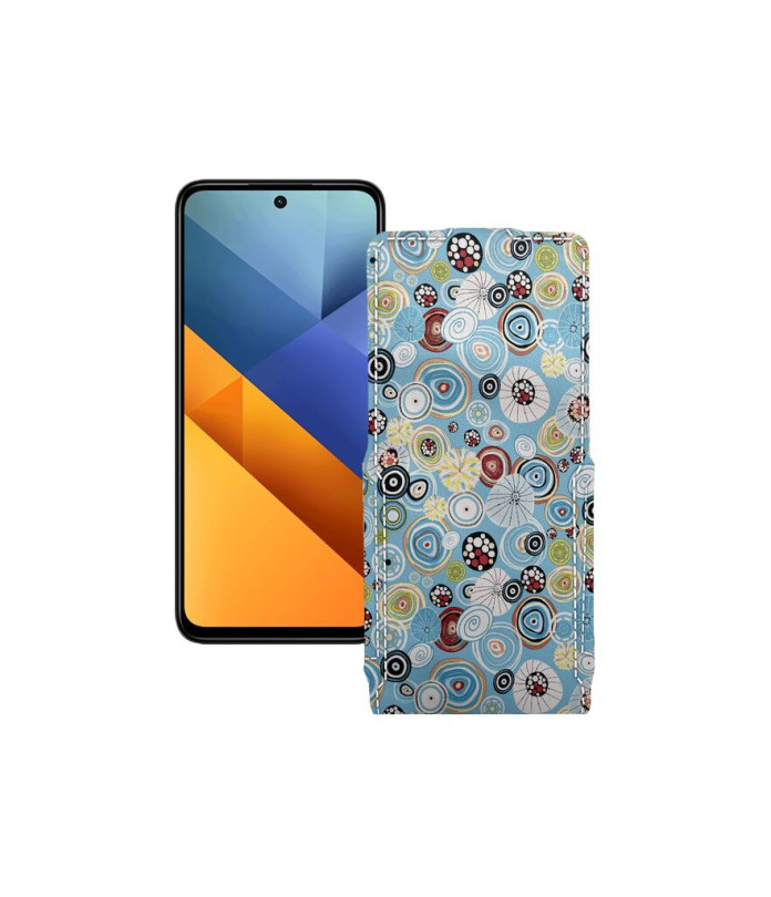 Чохол-флип з екошкіри для телефону Xiaomi Poco M6 4G