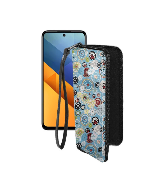 Чохол-гаманець з екошкіри для телефону Xiaomi Poco M6 4G