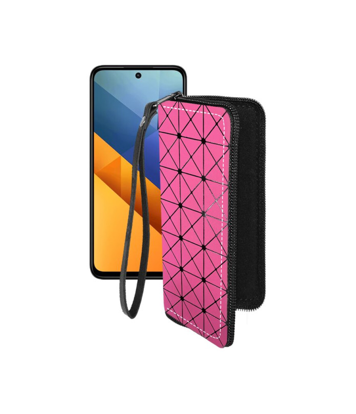 Чохол-гаманець з екошкіри для телефону Xiaomi Poco M6 4G