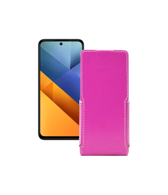 Чохол-флип з екошкіри для телефону Xiaomi Poco M6 4G