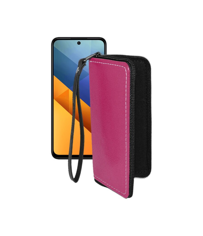 Чохол-гаманець з екошкіри для телефону Xiaomi Poco M6 4G
