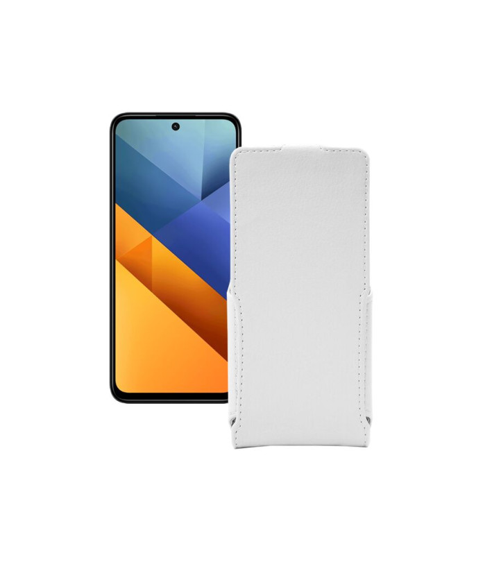 Чохол-флип з екошкіри для телефону Xiaomi Poco M6 4G