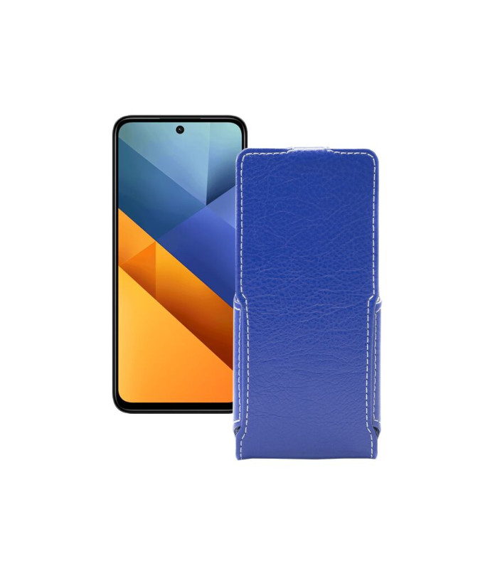 Чохол-флип з екошкіри для телефону Xiaomi Poco M6 4G