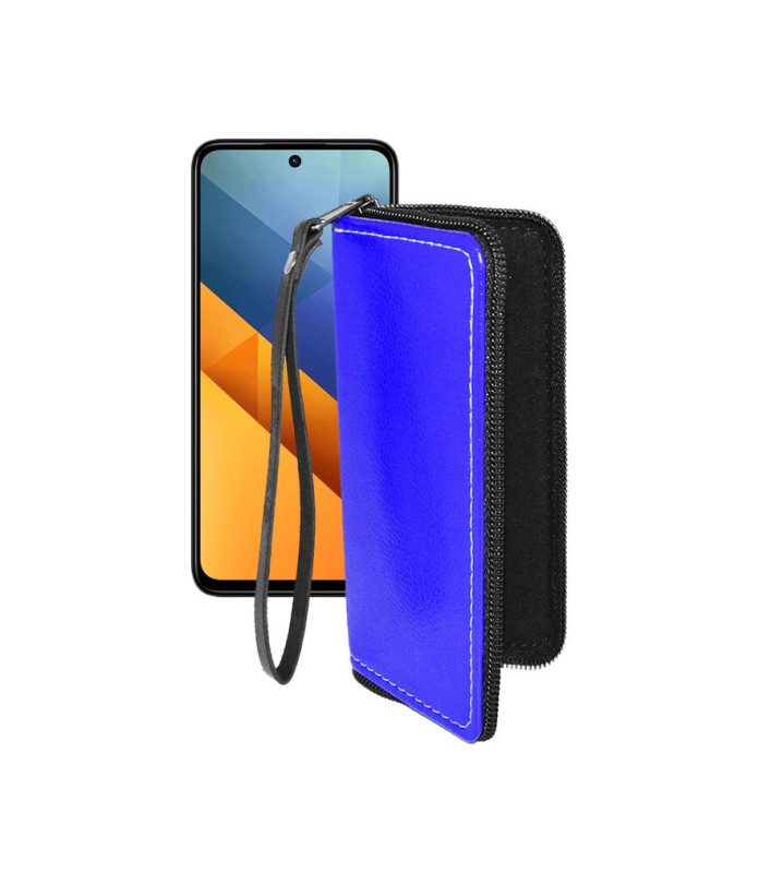 Чохол-гаманець з екошкіри для телефону Xiaomi Poco M6 4G