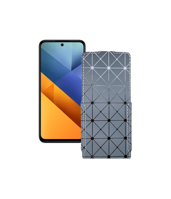 Чохол-флип з екошкіри для телефону Xiaomi Poco M6 4G