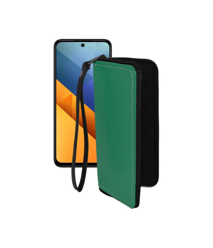 Чохол-гаманець з екошкіри для телефону Xiaomi Poco M6 4G
