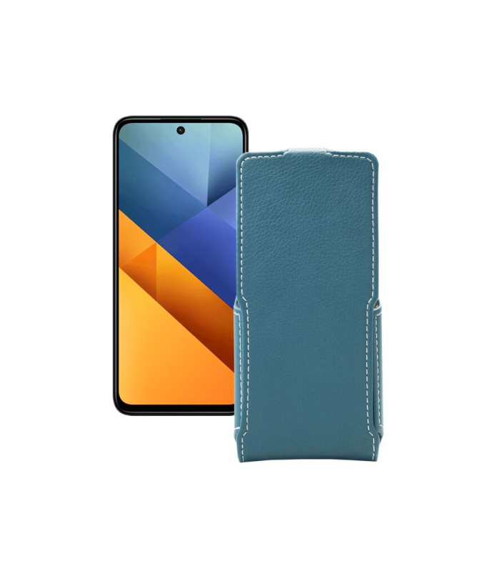 Чохол-флип з екошкіри для телефону Xiaomi Poco M6 4G