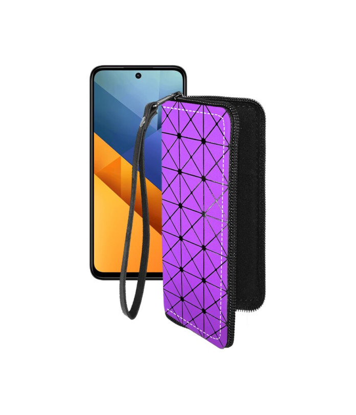 Чохол-гаманець з екошкіри для телефону Xiaomi Poco M6 4G