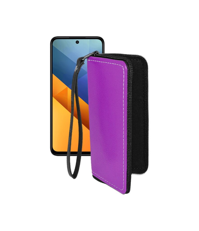 Чохол-гаманець з екошкіри для телефону Xiaomi Poco M6 4G