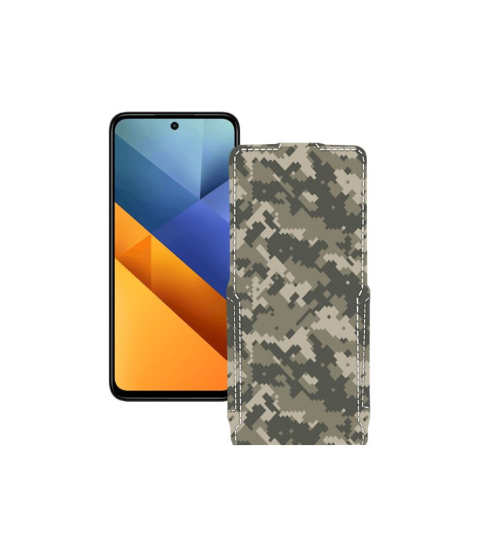 Чохол-флип з екошкіри для телефону Xiaomi Poco M6 4G