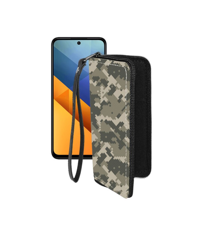 Чохол-гаманець з екошкіри для телефону Xiaomi Poco M6 4G
