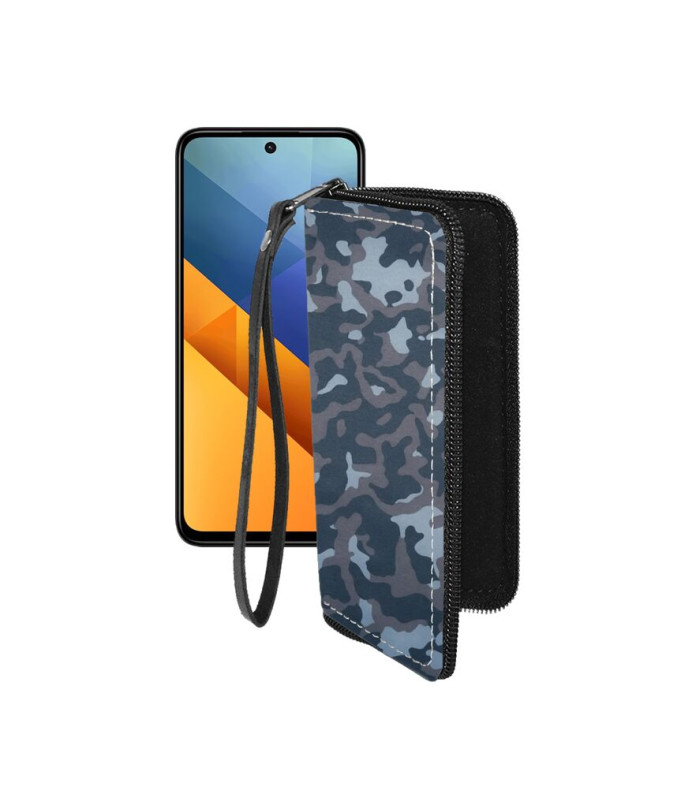 Чохол-гаманець з екошкіри для телефону Xiaomi Poco M6 4G