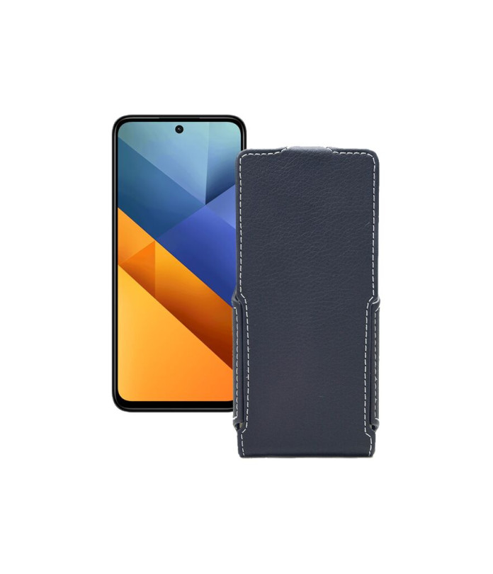 Чохол-флип з екошкіри для телефону Xiaomi Poco M6 4G