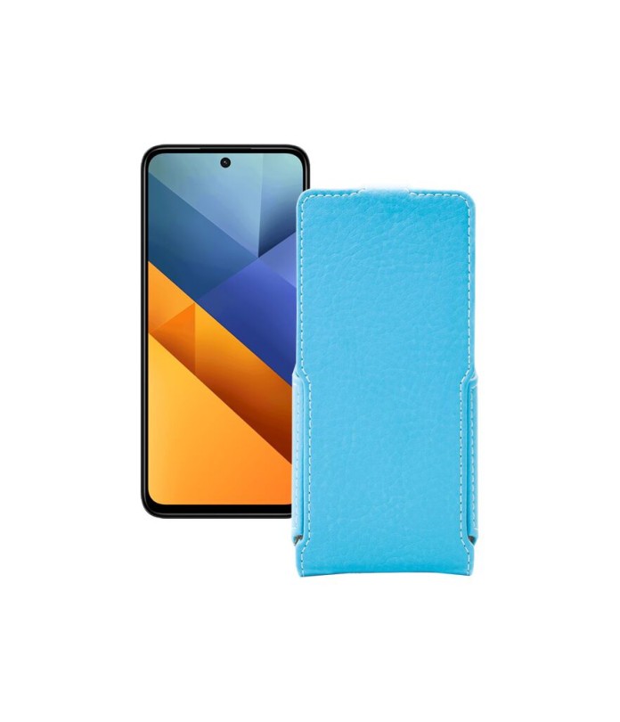 Чохол-флип з екошкіри для телефону Xiaomi Poco M6 4G