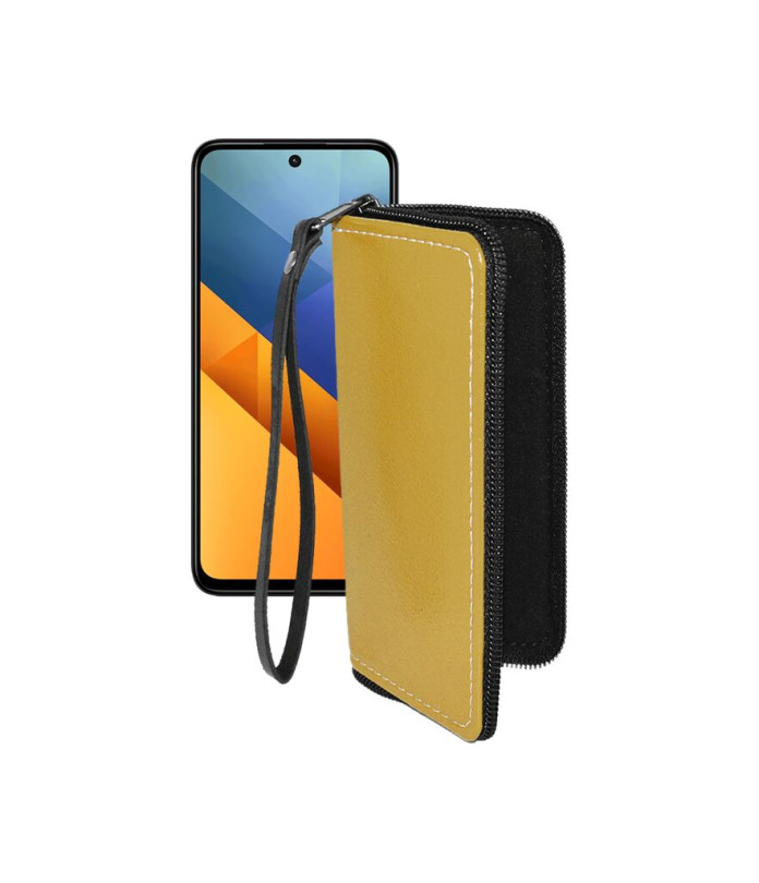 Чохол-гаманець з екошкіри для телефону Xiaomi Poco M6 4G