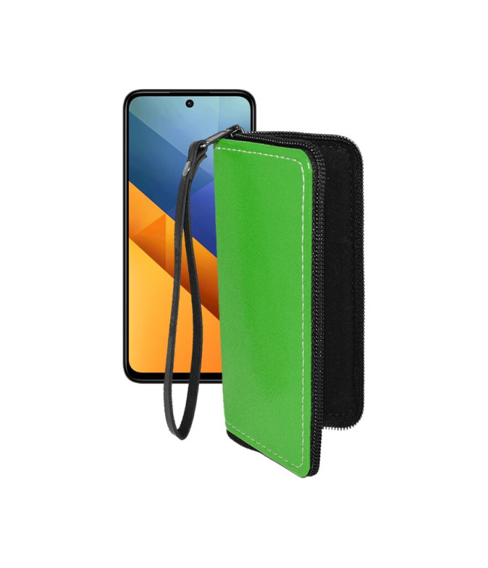 Чохол-гаманець з екошкіри для телефону Xiaomi Poco M6 4G