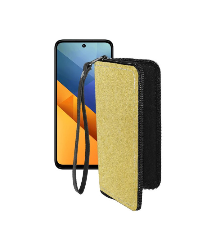 Чохол-гаманець з екошкіри для телефону Xiaomi Poco M6 4G