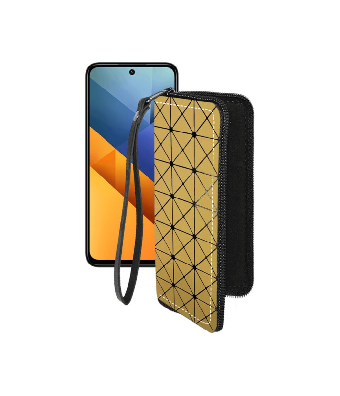 Чохол-гаманець з екошкіри для телефону Xiaomi Poco M6 4G