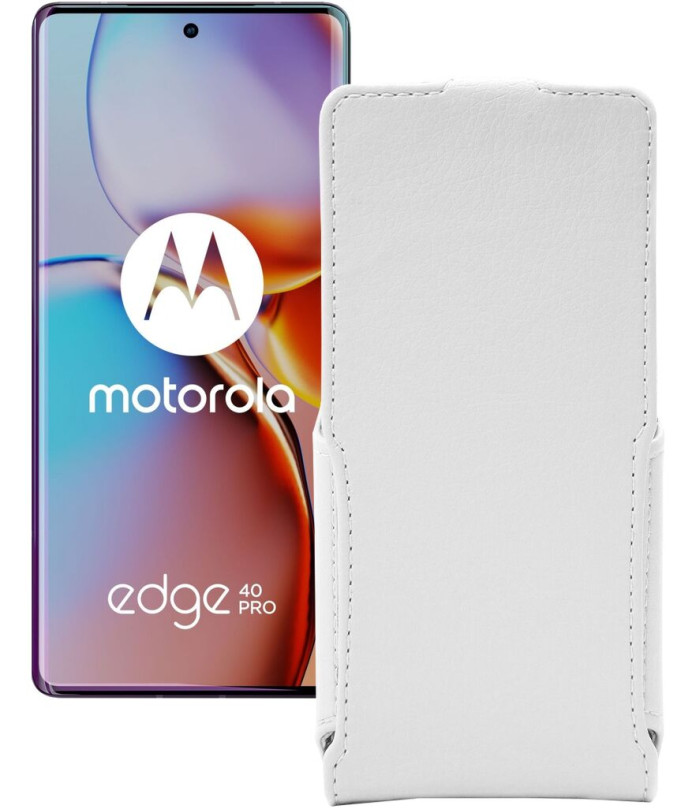 Чохол-флип з екошкіри для телефону Motorola Edge 40 Pro