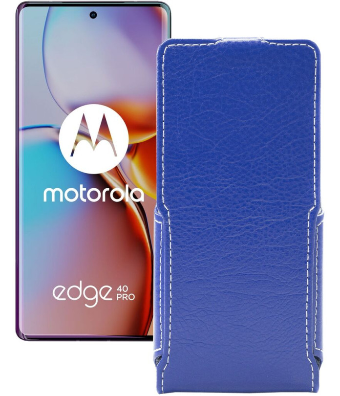 Чохол-флип з екошкіри для телефону Motorola Edge 40 Pro