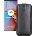 Витяжка з екошкіри для телефону Motorola Edge 40 Pro