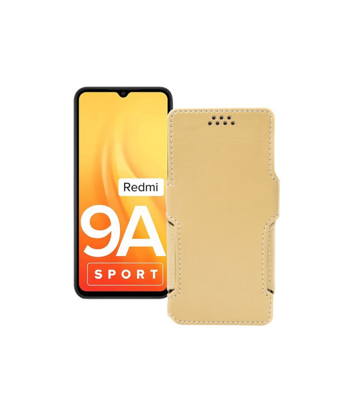 Чохол-книжка з екошкіри для телефону Xiaomi Redmi 9A Sport 2021