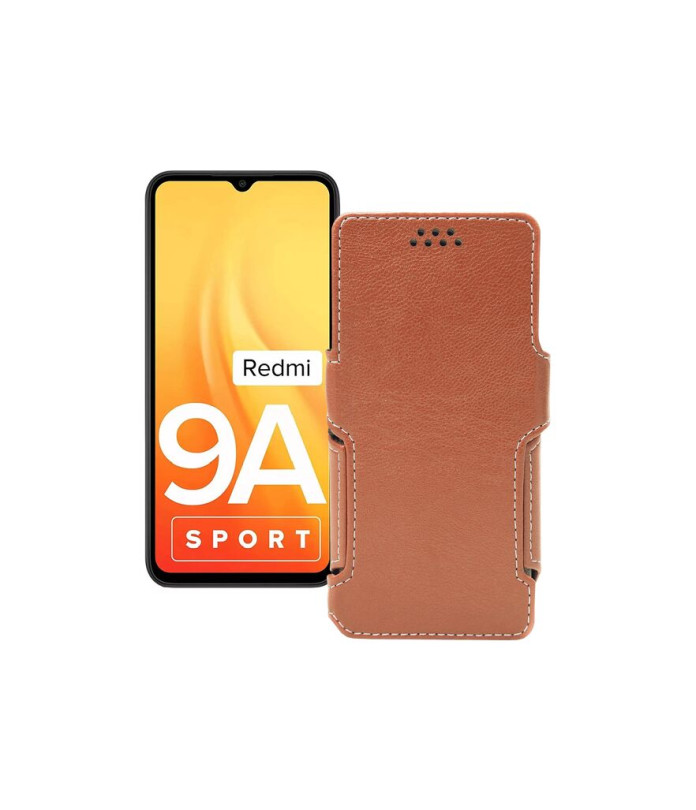 Чохол-книжка з екошкіри для телефону Xiaomi Redmi 9A Sport 2021