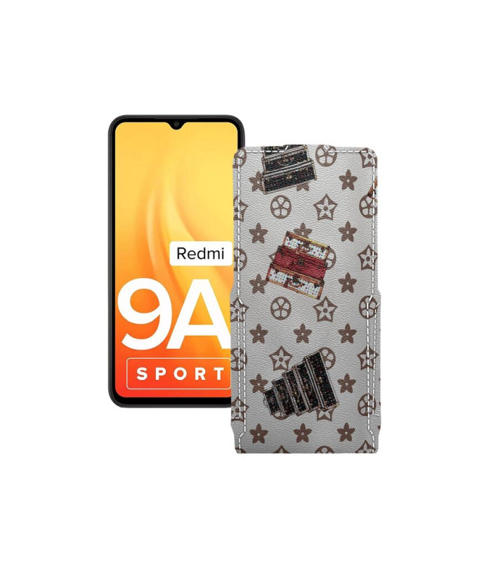 Чохол-флип з екошкіри для телефону Xiaomi Redmi 9A Sport 2021