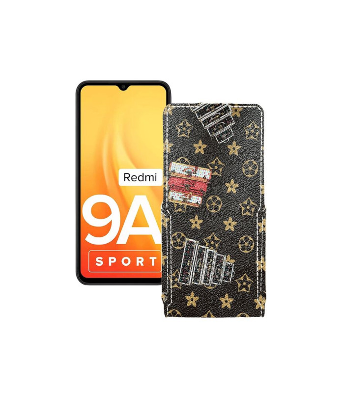 Чохол-флип з екошкіри для телефону Xiaomi Redmi 9A Sport 2021