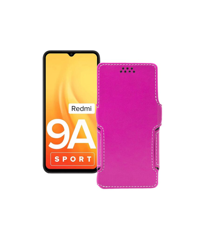 Чохол-книжка з екошкіри для телефону Xiaomi Redmi 9A Sport 2021