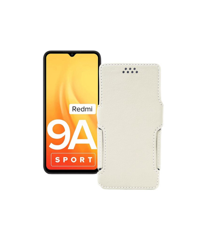 Чохол-книжка з екошкіри для телефону Xiaomi Redmi 9A Sport 2021