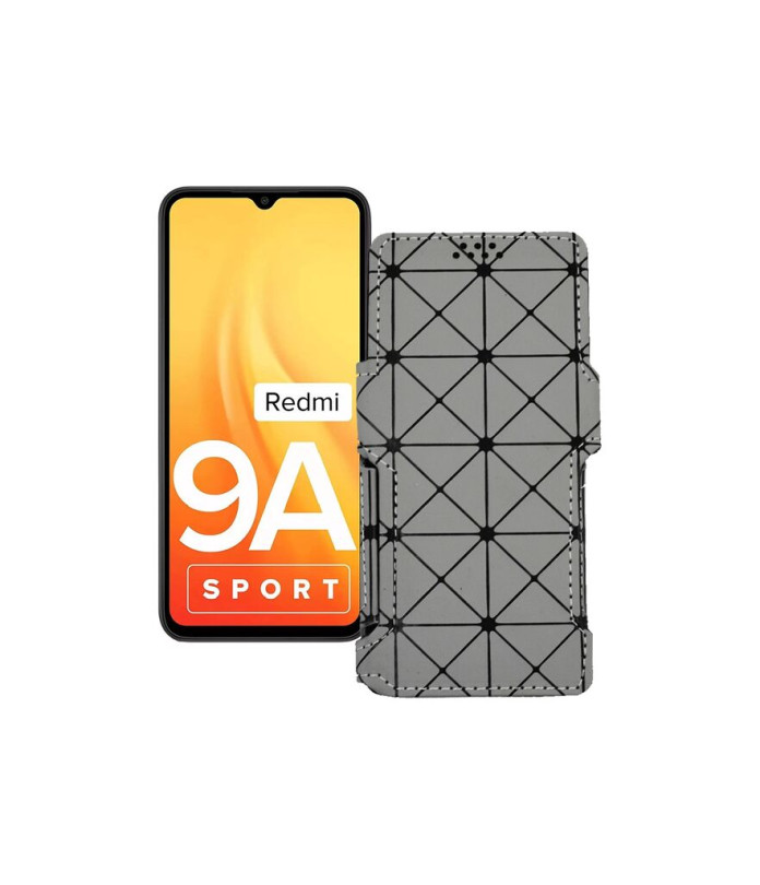 Чохол-книжка з екошкіри для телефону Xiaomi Redmi 9A Sport 2021