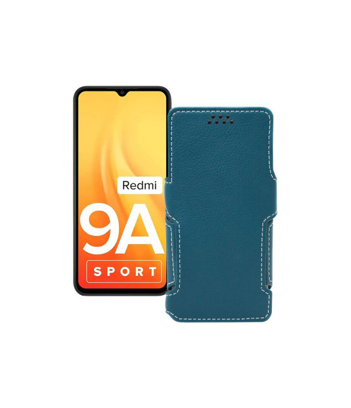 Чохол-книжка з екошкіри для телефону Xiaomi Redmi 9A Sport 2021