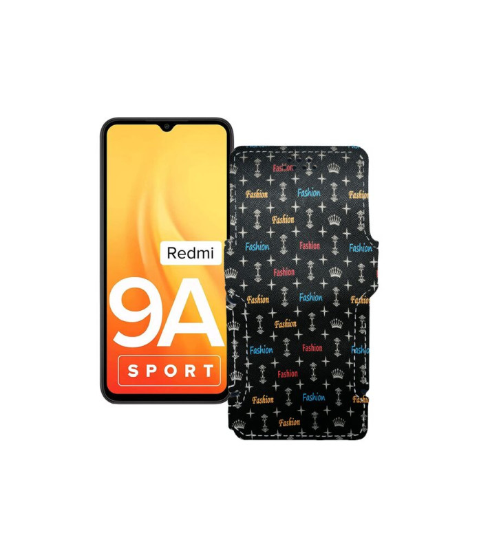 Чохол-книжка з екошкіри для телефону Xiaomi Redmi 9A Sport 2021