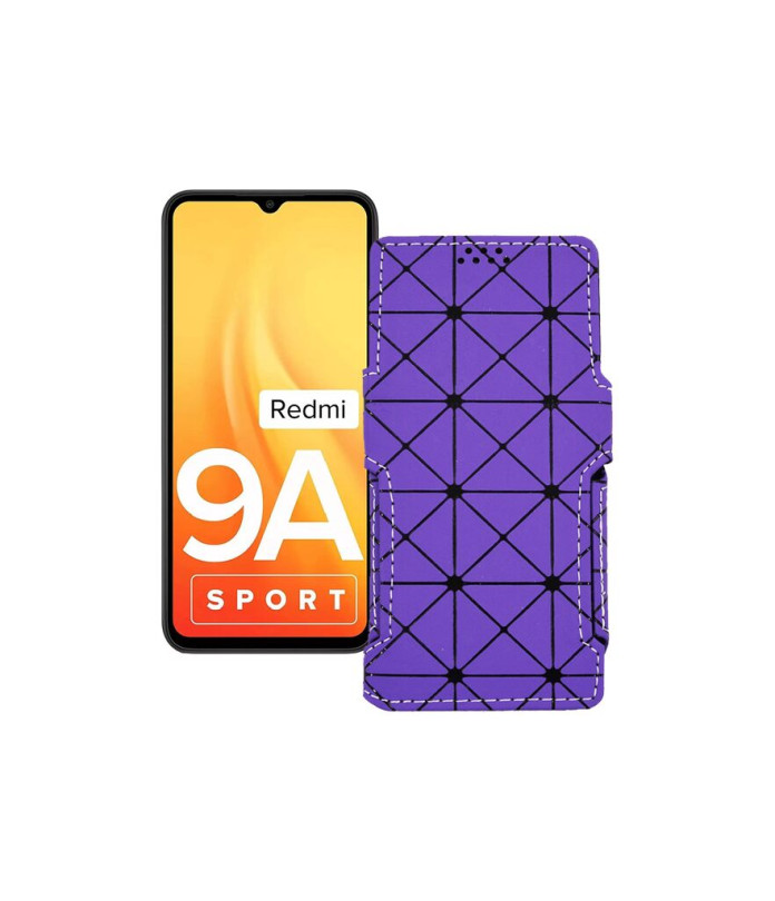 Чохол-книжка з екошкіри для телефону Xiaomi Redmi 9A Sport 2021