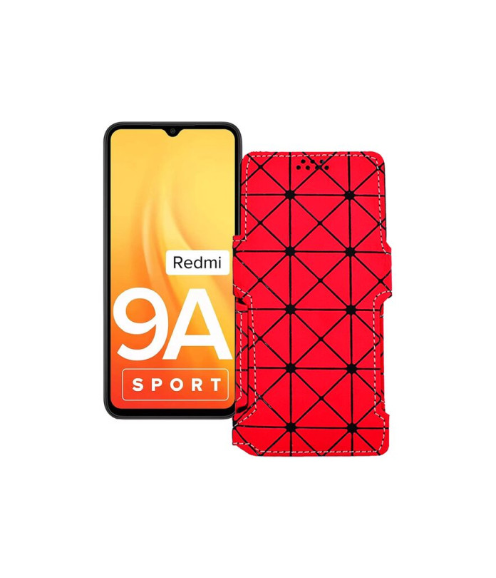 Чохол-книжка з екошкіри для телефону Xiaomi Redmi 9A Sport 2021