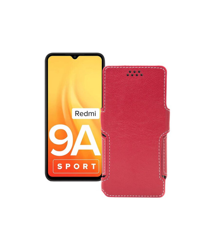 Чохол-книжка з екошкіри для телефону Xiaomi Redmi 9A Sport 2021