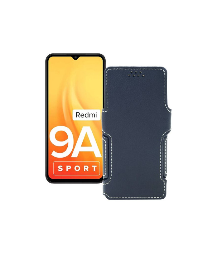 Чохол-книжка з екошкіри для телефону Xiaomi Redmi 9A Sport 2021