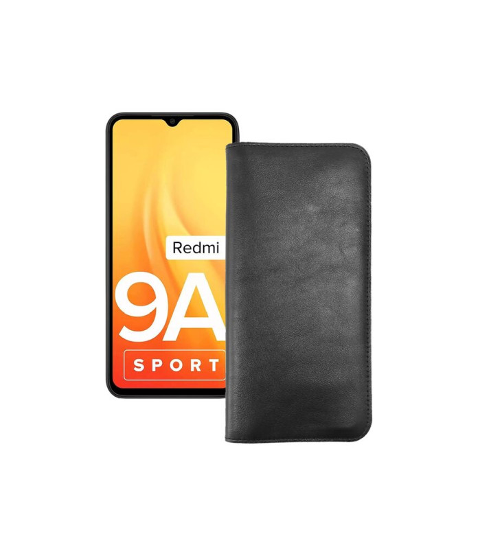 Портмоне з шкіри для телефону Xiaomi Redmi 9A Sport 2021