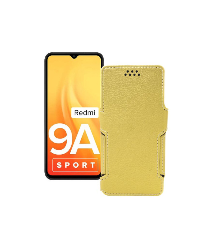 Чохол-книжка з екошкіри для телефону Xiaomi Redmi 9A Sport 2021