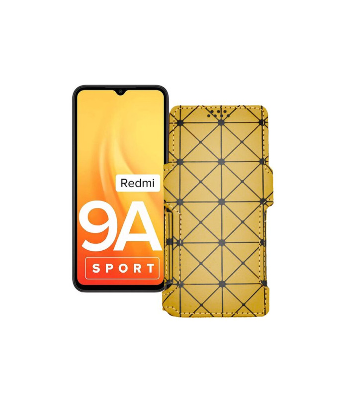 Чохол-книжка з екошкіри для телефону Xiaomi Redmi 9A Sport 2021