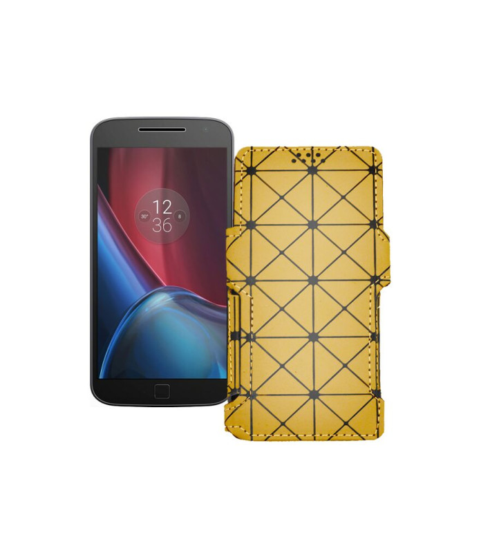 Чохол-книжка з екошкіри для телефону Motorola G4 Plus