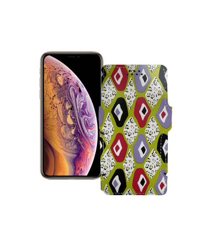 Чохол-книжка з екошкіри для телефону Apple iPhone XS