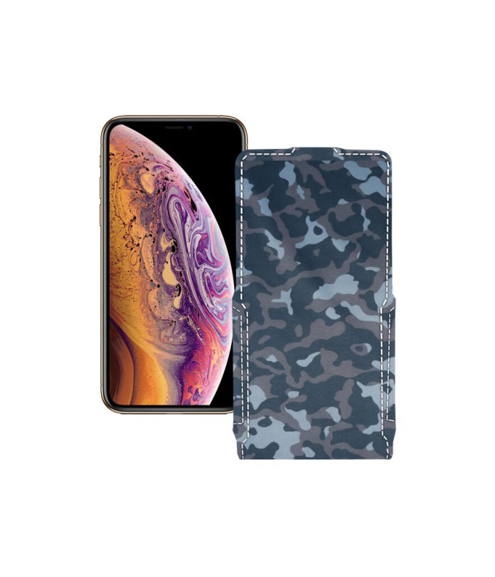 Чохол-флип з екошкіри для телефону Apple iPhone XS