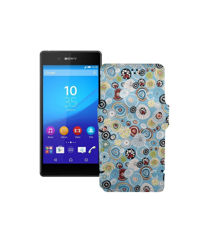 Чохол-книжка з екошкіри для телефону Sony Xperia Z3 Plus E6553