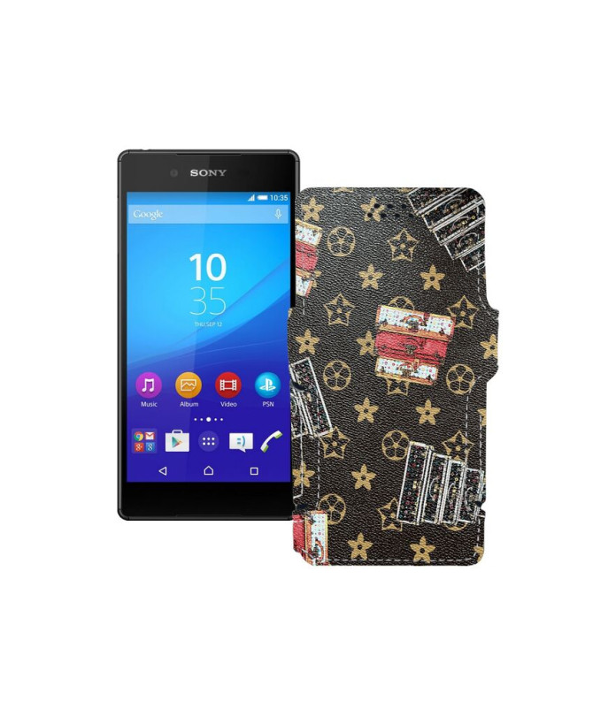 Чохол-книжка з екошкіри для телефону Sony Xperia Z3 Plus E6553