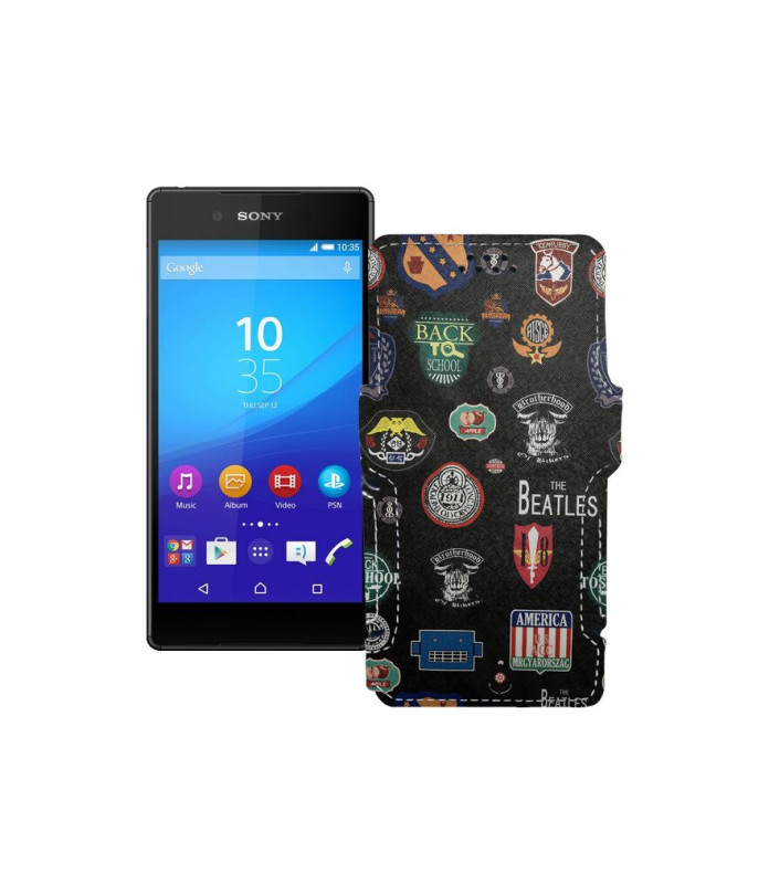 Чохол-книжка з екошкіри для телефону Sony Xperia Z3 Plus E6553