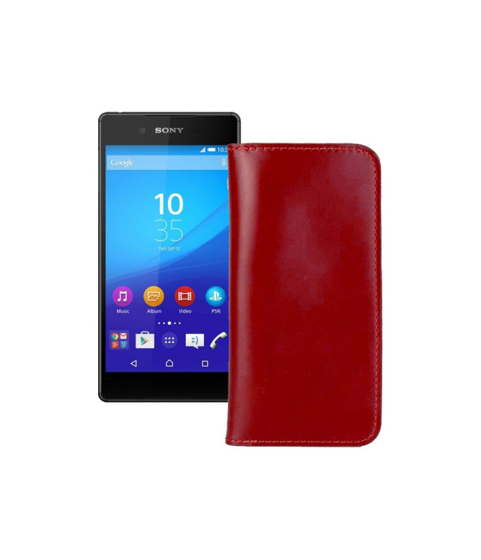 Портмоне з шкіри для телефону Sony Xperia Z3 Plus E6553