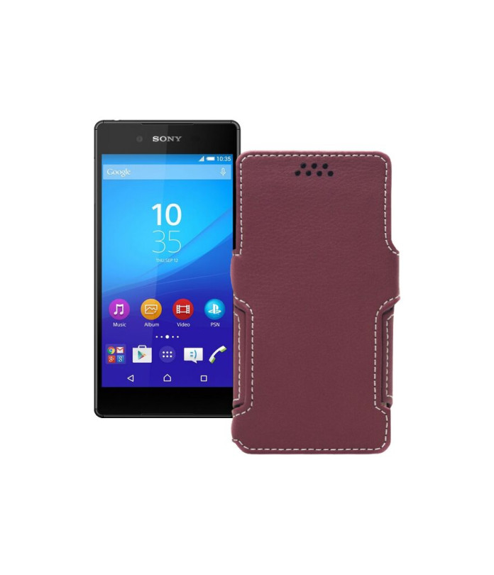 Чохол-книжка з екошкіри для телефону Sony Xperia Z3 Plus E6553