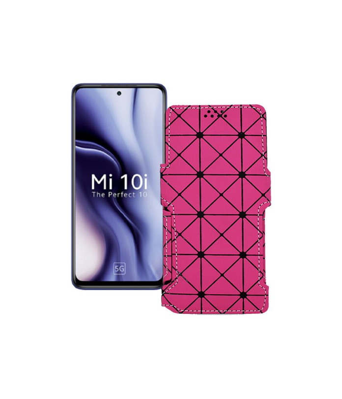 Чохол-книжка з екошкіри для телефону Xiaomi Mi 10i 5G 2020